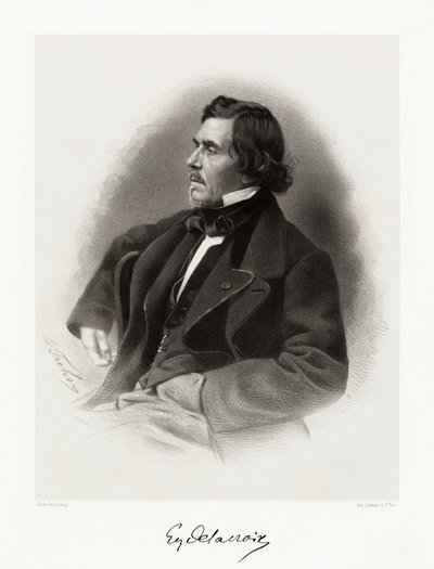 Ferdinand Victor Eugène Delacroix da Pierre Petit